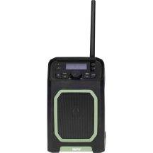Imperial DABMAN OR 5 mobiles DAB+/FM-Breitradio Tragbares Digitalradio Schwarz, Grün