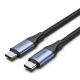 USB-C-zu-USB-C-Kabel Vention USB 4.0 5A 40Gbit/s, geflochten, 1 m