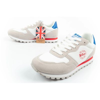 8. Lee Cooper Damen-Sportschuhe, Sneaker, leicht, bequem, modisch, weiß