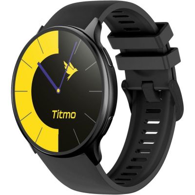 Smartwatch Titmo O-200 GPS AMOLED Bluetooth IP68 schwarz