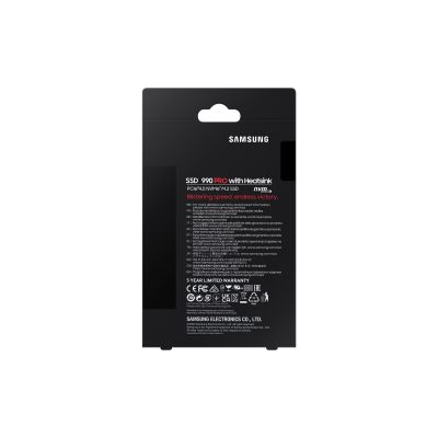 10. SSD PCIE G4 M.2 NVME 4 TB mit HS/990 PRO MZ-V9P4T0CW SAMSUNG