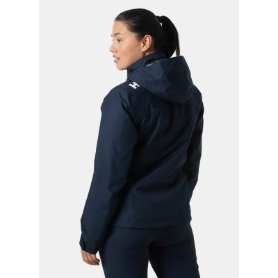 6. Helly Hansen Damen W Crew Hooded Mid Jacke 34447 597
