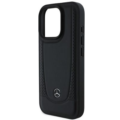 6. Mercedes Leder-Urban-Hülle für iPhone 16 Pro Max – Schwarz