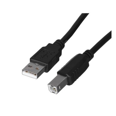 Lanberg CA-USBA-10CC-0018-BK Kabel (USB 2.0 M - USB 2.0 M; 1,8 m; schwarz)