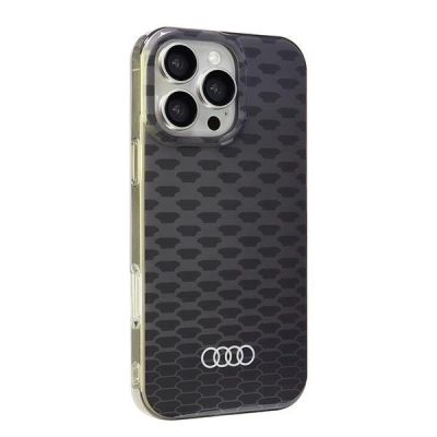 2. Audi IML Stitching Pattern MagSafe iPhone 16 Pro Max 6,9" schwarz/schwarz Hardcase AU-IMLMIP16PM-Q5/D3-BK