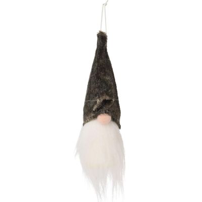 7. Dekorativer Anhänger Weihnachtsmann 11 cm Grün