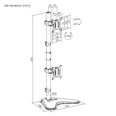 13. TV-Schrank EF LUCCA 180x40x59 weiß