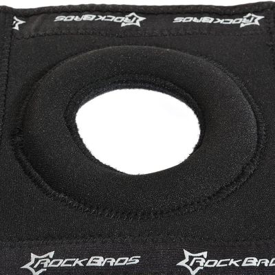 5. Rockbros LF1106M Sportprotektor für Patella und Kniegelenk Größe M - Schwarz
