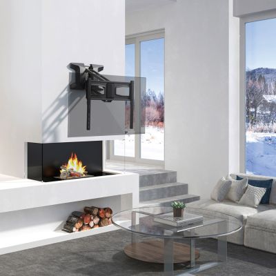 3. MACLEAN Elektrische TV-Halterung über dem Kamin 37"-70" 35 kg mit Fernbedienung MC-891
