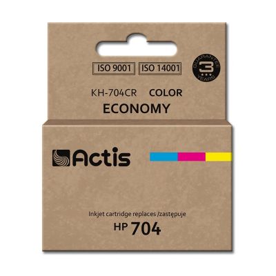 Actis KH-704CR Tinte (ersetzt HP 704 CN693AE; Standard; 9 ml; Farbe)