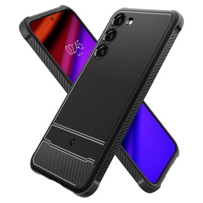 7. Spigen Rugged Armor Hülle für Samsung Galaxy S23 – mattschwarz