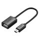 Ugreen US249 10383 Mini-USB-B (männlich) / USB-A (weiblich) OTG-Adapter 10 cm – grau