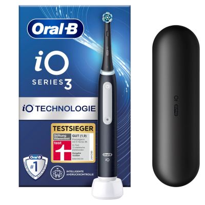 17. Oral-B 8006540731536 Elektrische Zahnbürste für Erwachsene, rotierende und pulsierende Zahnbürste, Schwarz/Weiß
