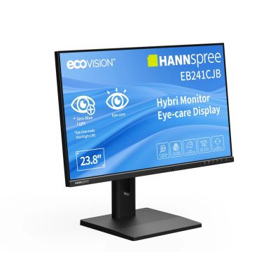 12. Hannspree Hybri Monitor EB241CJB Computermonitor 60,5 cm (23,8") 1920 x 1080 px Full HD LCD Schwarz