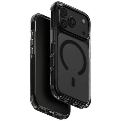Uniq Combat Magclick Ladehülle für iPhone 18 Pro / 17 Pro – Schwarz