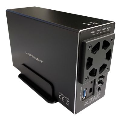 4. LC-Power LC-35U3-RAID-2 Festplattengehäuse HDD-Gehäuse Schwarz 3,5"