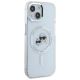4. Karl Lagerfeld IML Metal Karl&Choupette Head MagSafe Hülle für iPhone 14 - Weiß