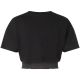 3. Damen-Kurzarmshirt SUPER.NATURAL W CROP TEE, schwarz