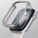 9. AmazingThing Minimalistische Schutzhülle für Apple Watch Series 11 46 mm – Silber