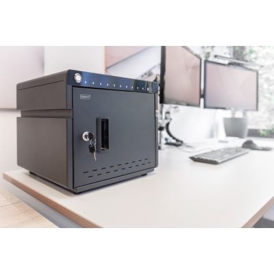 16. Digitus Mobile Desktop-Ladestation für 10 Notebooks/Tablets bis zu 13 Zoll, UV-C, USB-C