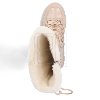 25. Rieker W RKR640 wasserdichte hohe Schneestiefel beige