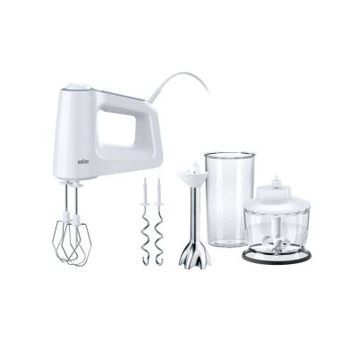 Braun MultiMix 3 HM 3137 – Handmixer – Weiß – 500 W – Kunststoff/Edelstahl – 75 mm