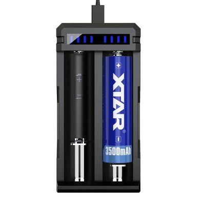 4. XTAR Ladegerät für Li-Ion 18650 Akku USB-C SC2