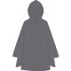 2. Fahrrad-Regenponcho für Erwachsene, 100 x 130 x 1 cm, PE, 135 g, Dunlop – Grau