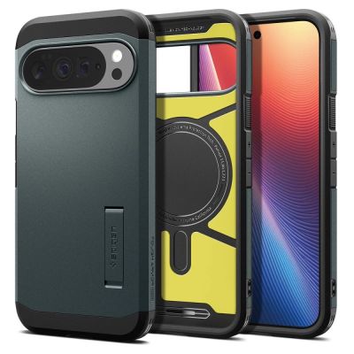 2. Spigen Tough Armor Mag MagSafe Case für Google Pixel 10 Pro XL - Grün