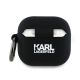 2. Karl Lagerfeld Silikon Karl&Chaupette Head 3D Case für AirPods 4 - Schwarz