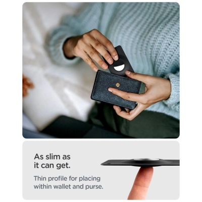 6. Spigen AirFit 2 2er-Pack Hülle für Apple AirTag 1/2 – Schwarz