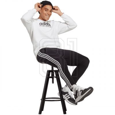 5. adidas Essentials Single Jersey Tapered Open Hem 3-Streifen M IC0044