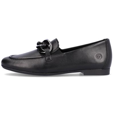 15. Bequeme Lederschuhe mit Kette Remonte W RKR645 schwarz