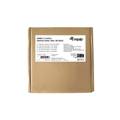 5. Ultra High Speed HDMI-Kabel mit Ethernet HDMI-Stecker auf HDMI-Stecker 30,0 m Aktives optisches Kabel (AOC) Unterstützt 8K 60Hz (119453)