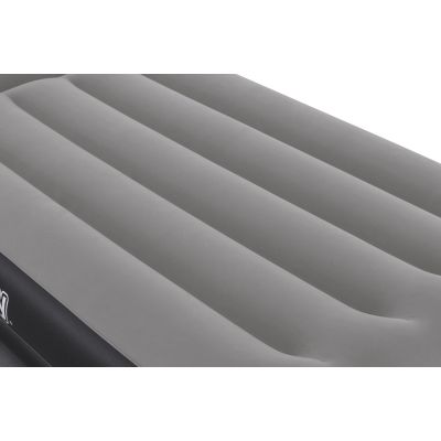 7. Bestway 671BT Luftmatratze, Einzelmatratze, Schwarz, Grau, Unisex