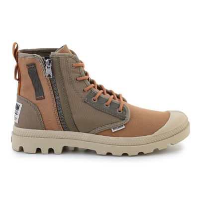 4. Palladium Herren Pampa Detroit Zip SU 04612-961-M Dunkelgrün/Braun