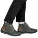 6. Gefütterte grüne Damen-Ankle-Boots aus Leder von Rieker (Modell 55036-54)