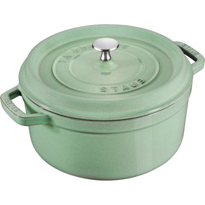 7. STAUB 40508-706-0 runder gusseiserner Topf - 5,2 l mint