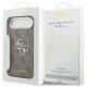 8. Guess 4G Big 4G Classic Logo Hülle für iPhone 17 Air – braun und silber