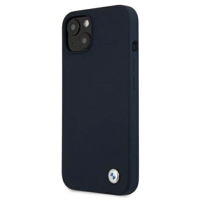 BMW Silicone Signature Case für iPhone 13 mini – Marineblau