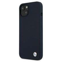 BMW Silicone Signature Case für iPhone 13 mini – Marineblau