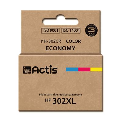Actis KH-302CR Tinte (ersetzt HP 302XL F6U67AE; Premium; 21 ml; Farbe)
