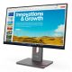 11. Lenovo ThinkVision P24QD-40 LED-Display, 60,5 cm (23,8 Zoll), 2560 x 1440 Pixel, Quad-HD-LCD, Schwarz