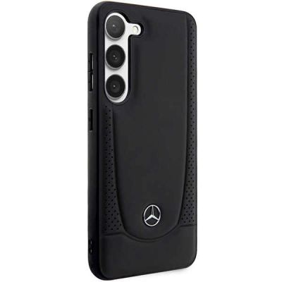 4. Mercedes Urban Lederhülle für Samsung Galaxy S23 – schwarz