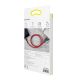 10. Baseus Cafule USB-A / Lightning 2.4A QC 3.0 Kabel 1 m - rot
