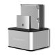 QOLTEC Dockingstation für 2 Festplatten 2x HDD/SSD 2,5"/3,5" SATA | USB 3.0 | KLONEN