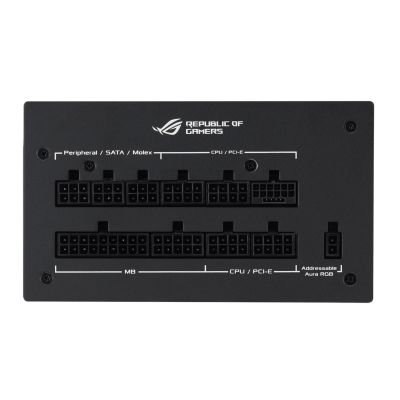 3. ASUS ROG Strix 1000W Gold Aura Edition 20+4-Pin ATX-Netzteilmodul Schwarz