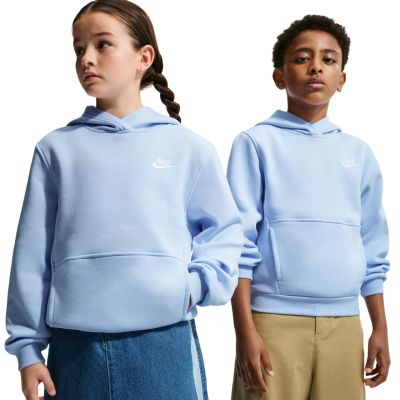 Nike Sportswear Club Fleece Kinder-Sweatshirt, Hellblau, FD3000 408