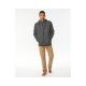 9. RIP CURL Anti Series Departed Zip Thru Sweatshirt Braun