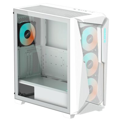 2. Gigabyte Gehäuse C301 WHITE GLASS, ATX, Midi-Tower, weiß
